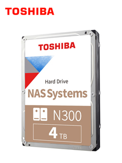 Disco duro Toshiba N300 NAS, 4TB, SATA 6.0Gb/s, 7200rpm, 512MB Cache, 3.5