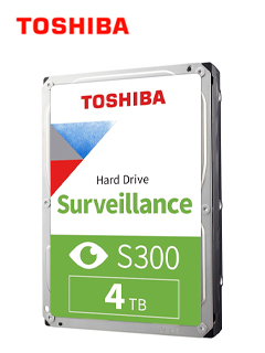 Disco duro Toshiba Surveillance S300, 4TB SATA 6.0Gb/s, 5400rpm, 256MB Cache, 3.5