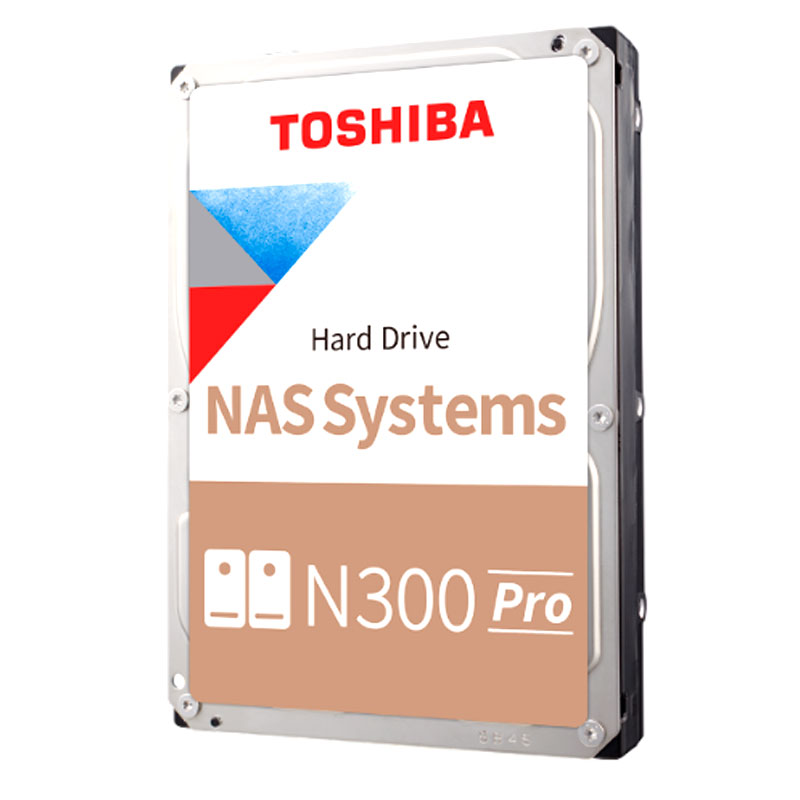 Disco duro Toshiba NAS N300 PRO, 8TB SATA 6.0Gb/s, 7200rpm, 512MB Cache, 3.5